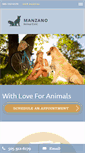 Mobile Screenshot of manzanoanimalclinic.com